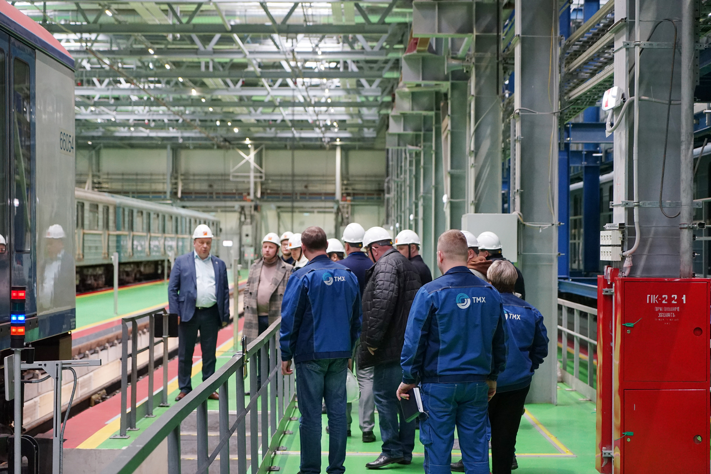  Делегация «НЛМК-Информационные технологии» посетила «Метровагонмаш-Сервис»