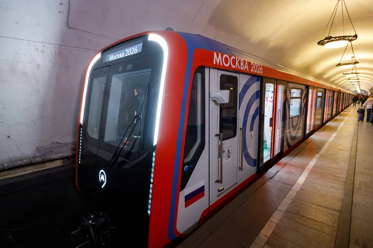 На Замоскворецкой линии метро запустили новый поезд "Москва-2026"